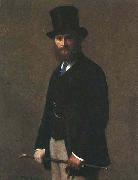 Henri Fantin-Latour Edouard Manet, oil painting on canvas
